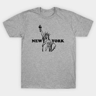 Lady Liberty Stands T-Shirt